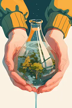 节水宣传创意元素