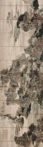 《山水楼阁图》清代画家袁江山水画 袁江字文涛，江都（今江苏扬州）-今日头条