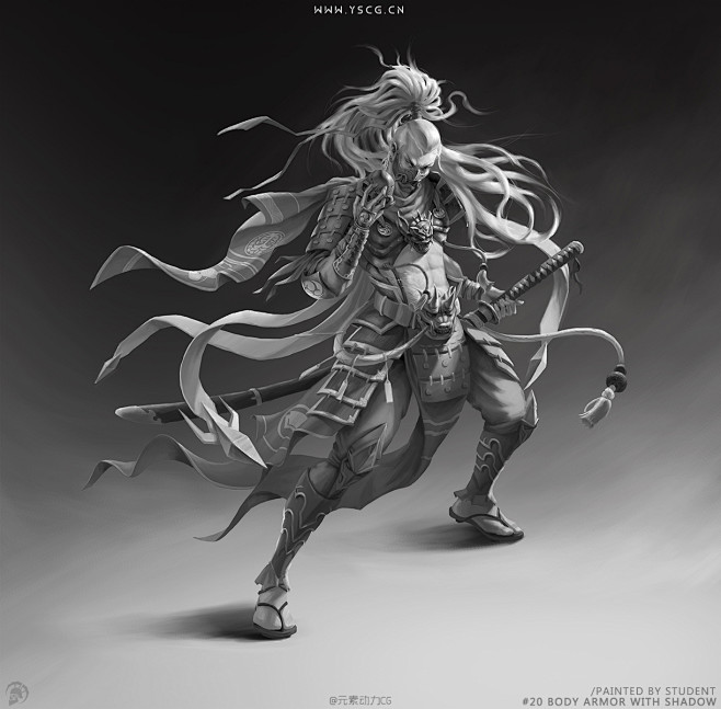 元素动力 | 二十期学员作业·角色身甲黑...