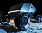 来自特斯拉CYBER​​TRUCK启发的月球赛车！