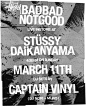 BADBADNOTGOOD LIVE INSTORE AT STÜSSY DAIKANYAMA : STUSSY JAPAN OFFICIAL SITE : STUSSY JAPAN