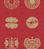 中式传统吉祥瑞图案纹样图腾民族古典喜庆中国风古代矢量素材图片-淘宝网