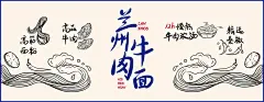 兰州牛肉拉面海报