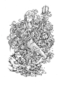 Doodle Invasion Coloring Book by Kerby Rosanes, via Behance: