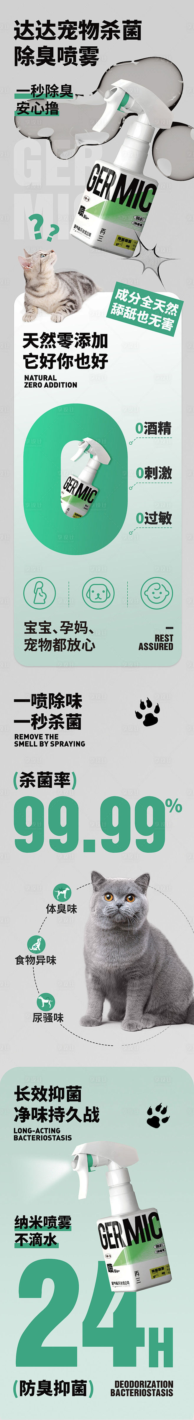 宠物杀菌喷雾详情页-源文件分享-ywjf...