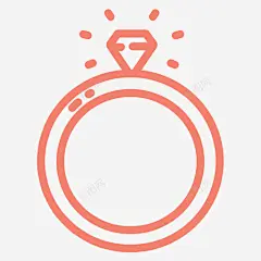 结婚戒指钻石心图标高清素材 免抠 设计图片 免费下载 页面网页 平面电商 创意素材 png素材