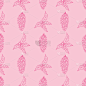 Christmas seamless pattern with holly and bumps