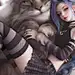 金克丝，金克斯，猫，4K壁纸