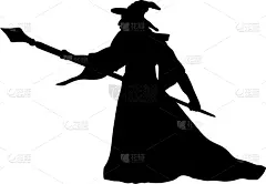幻想,性格,魔术师,男巫,分离着色,秘密,智慧,炼金术,男人,剪影