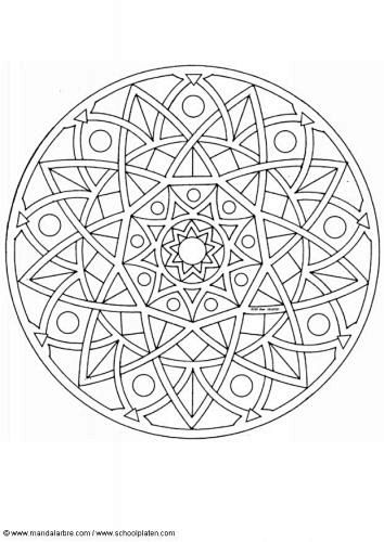 曼陀罗花纹