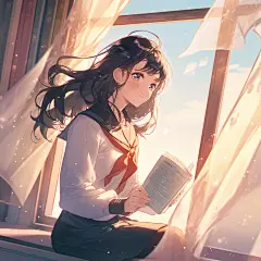 自制AI现代校园女@Tenkoo