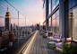 commercial penthouse march tower new york city stair terrace skyl (6)