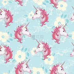 彩虹,独角兽,四方连续纹样,可爱的,纺织品,壁纸,小马,自然美,动物,童话故事