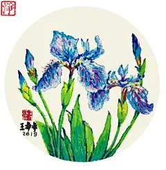 油画棒画儿晴天油画棒插画 蜡笔插画  动物插画 儿童插画 油画棒产品插画