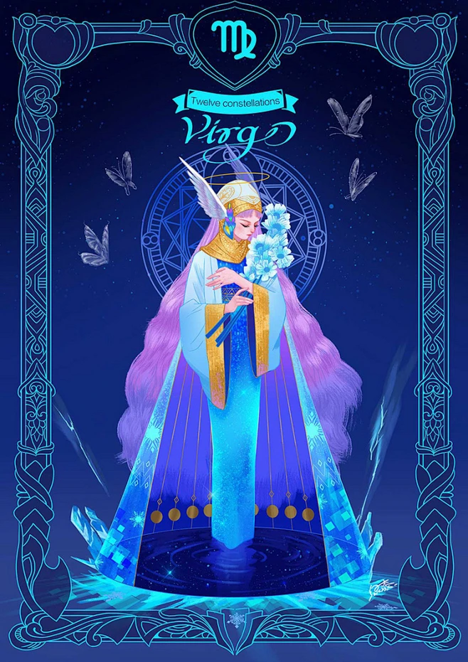 十二星座_涂鸦王国 原创绘画平台 www.poocg.com-花瓣网