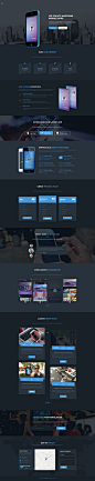 AppsWorld - Apps Landing PSD Template