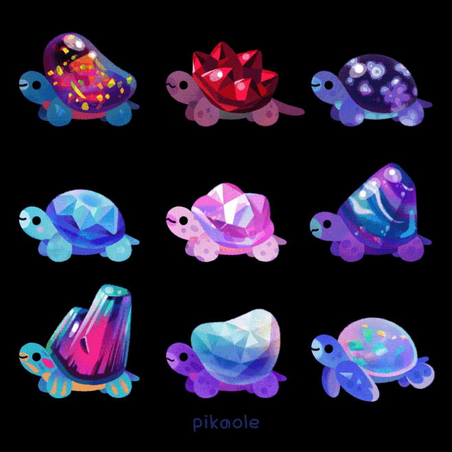 Jewel turtle by pika...