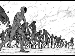 我心目中，画功，分镜，构图，意境拉满的顶级漫画家，樱井画门《亚人》精彩作画欣赏_哔哩哔哩_bilibili