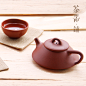 【茶器铺】 首推一壶 宜兴名家紫砂壶 朱泥紫砂壶 纯手工 茶壶-淘宝网