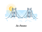 San Fran: Soon Very Soon#插画##线条##单线#
