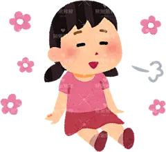 一个男女孩坐着放松relax_girl男孩女孩子儿童表情包动作姿势贴纸扁平儿童插画元素卡通免扣png图片素材