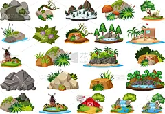 自然,冬天,夏天,春天,式样,华丽的,艺术,装饰,布置,复古