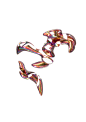 抽象科幻赛博艺术3D金属镀铬液体PNG免扣