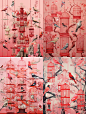 preseletulza_birds_in_cages_pinkredin_the_style_of_eclectic_mon_01829cfe-774c-427f-bb9e-76c53535a81e