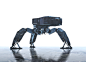 R-134a, Swang . : This started as an exercise to learn Fusion 360. The software was so easy to use that i kept on going until a mech came out of it. Since I was learning alot of the tools as I go, many of the details like the body and leg joints were refe