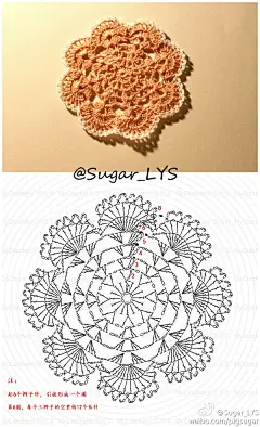 艺术  GALA手工  生活  钩针  钩花