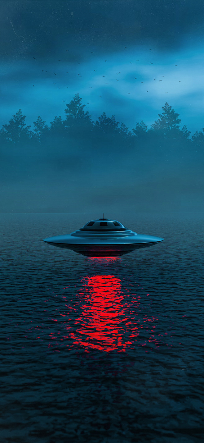 UFO 飞碟 外星人 手机壁纸