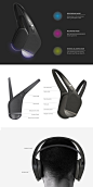 Headphone Innovation: Sound Drop : Sound Drop is a concept study on the next generation of sound devices: Wireless, compatible with all common smart devices, enabling to compose and produce own sounds and connecting people - a headphone innovation!