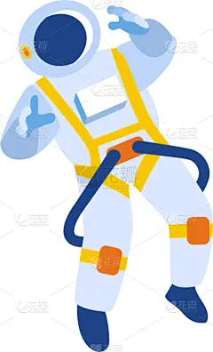 俄罗斯宇航员,平坦的,分离着色,白色,人,男人,太空服,天文学,太空,套装