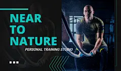 Personal Training Studio Introduction Business Card