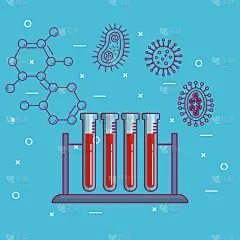 化学科学海报图标
