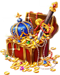 Download treasure pile png, transparent png- VipPng.com