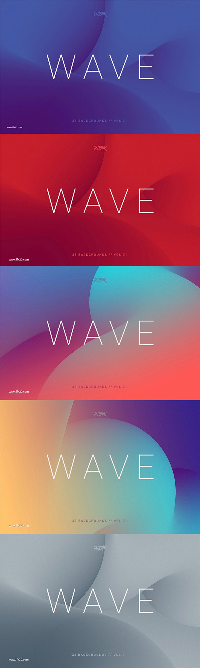 平滑渐变波纹背景v1 Wave Smoo...