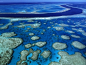 大堡礁：大堡礁由 2900 多个单独的珊瑚礁组成，是世界上同类最大的珊瑚礁，大到从外太空都可以看得到，它也是“生物有机体创造的最大单体结构”。由于污染导致珊瑚褪色，因此应当尽早前来观赏。 #采集大赛#