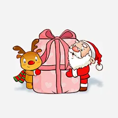 送礼高清素材 人物 圣诞老人 圣诞老爷爷 圣诞节 送礼 免抠png 设计图片 免费下载