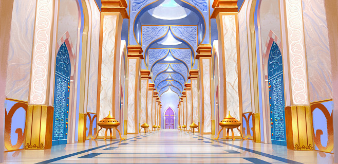 Palace corridor