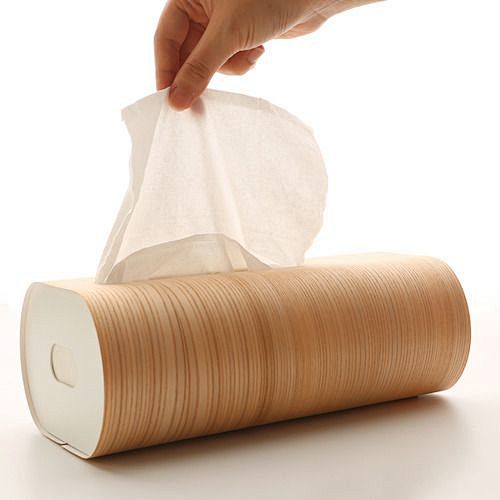 Wooden tissue box - ...