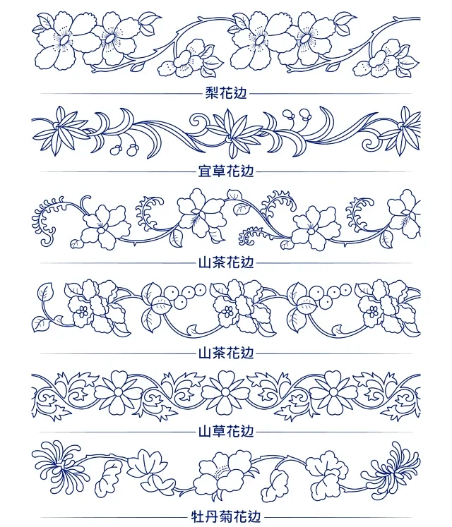 传统图案花边纹样(44)-花瓣网