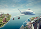 airplane aviation clouds Delhi flight MUMBAI plane singapore singapore airlines SKY