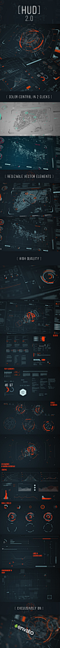 Sci-Fi HUD Pack : 
Change the colors
No plug-ins required
Smooth animation
Well organized template
Great atmosphere and details
Shape layers, resizable elements
AI or EPS files are not included
Full HD resolution 10...