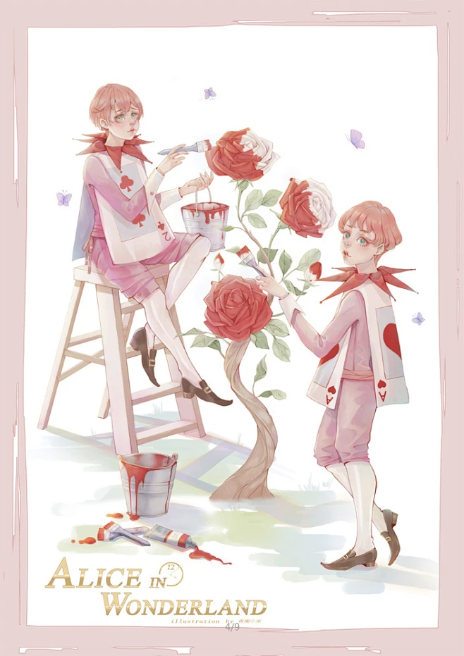 爱丽丝_涂鸦王国 原创绘画平台 www.poocg.com图片_手账打印素材图片素材-花瓣网