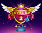 Level up game UI