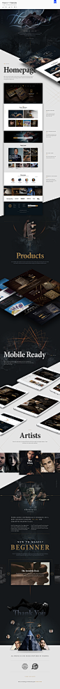theory11 Website on Behance