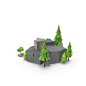 Low Poly Forest PNG & PSD Images