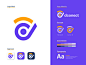 Dconect logo design. blockchain brand identity branding connection crypto d logo design graphic design internet letter d letter logo logo logo mark modern logo network signal wireless social network tech waves wifi