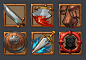 Spellcaster Adventure Icons, Brandt Andrist : http://spellcastergame.com/